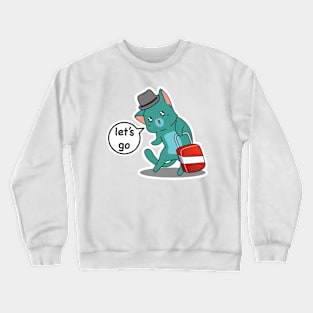 Cute Cat Crewneck Sweatshirt